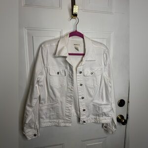 Elegant White Denim Jacket for Women